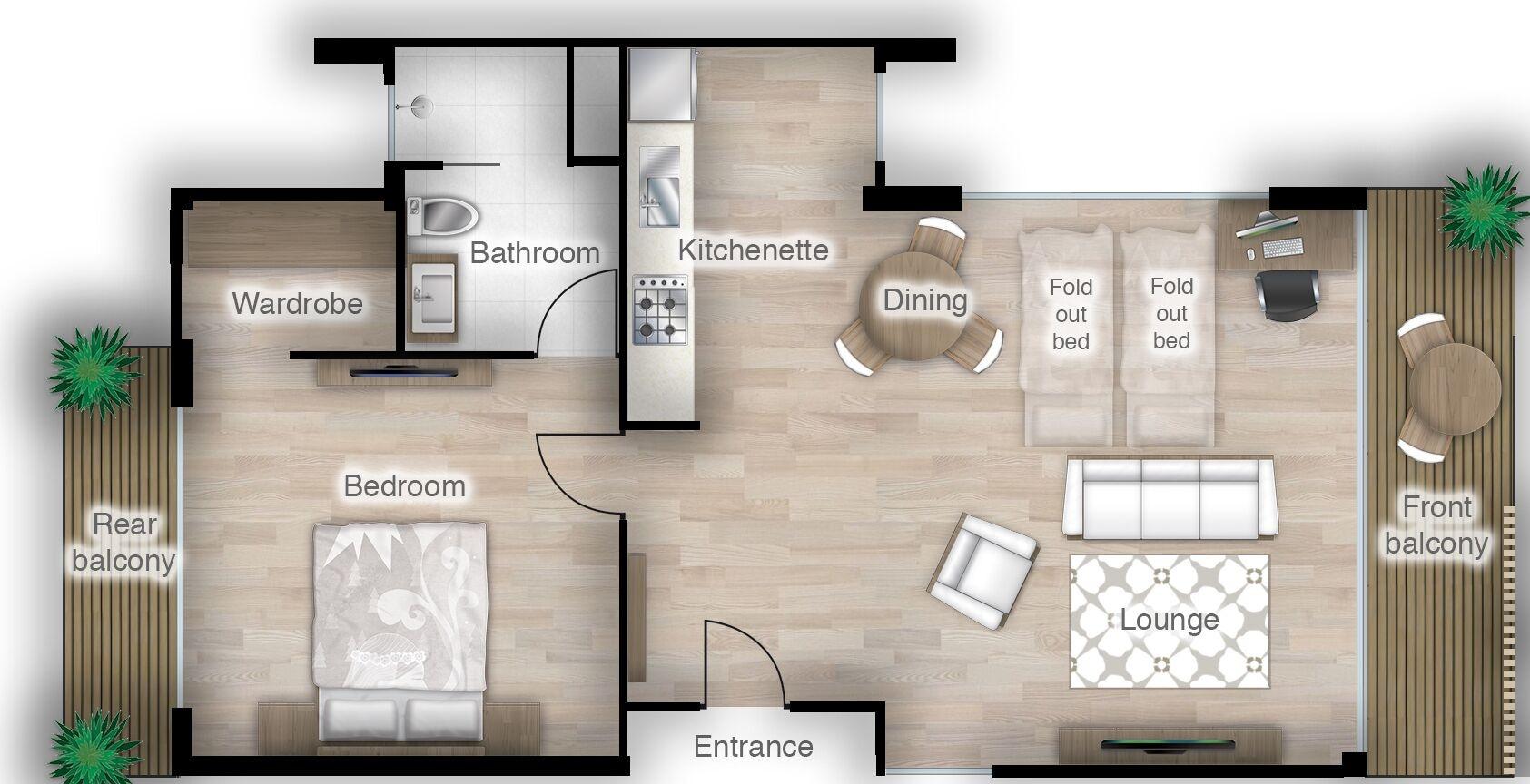 Studio 365 Serviced Apartments Chiang Mai Exterior photo